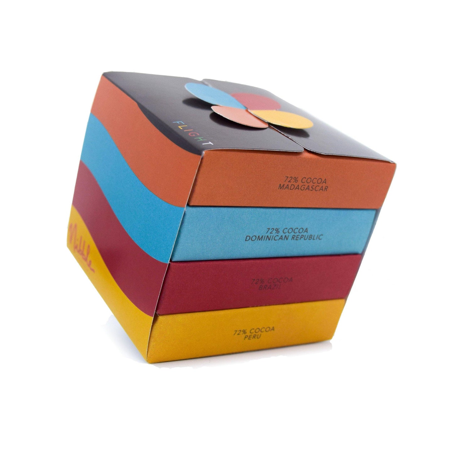 Four Bar Flight Gift <br>72% Cocoa - Nibble Chocolate