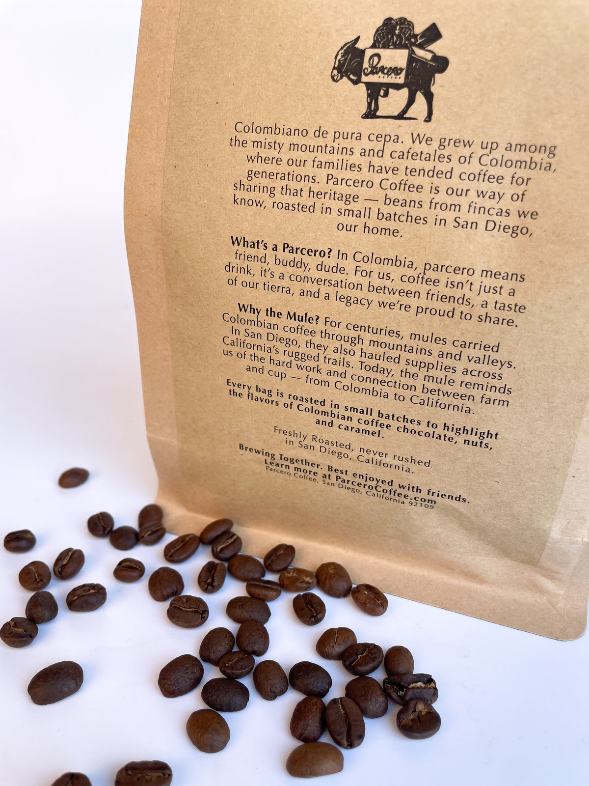 Parcero Coffee Medium Roast |  Presented by Nibble Chocolate