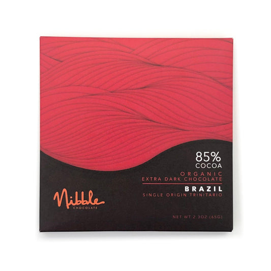 Best vegan chocolate | 85% Cocoa Brazil | Nibble Chocolate